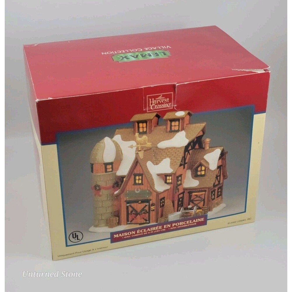 Lemax Village Collection 2002 (RETIRED) Harvest Crossing Miller’s Barn #25658A